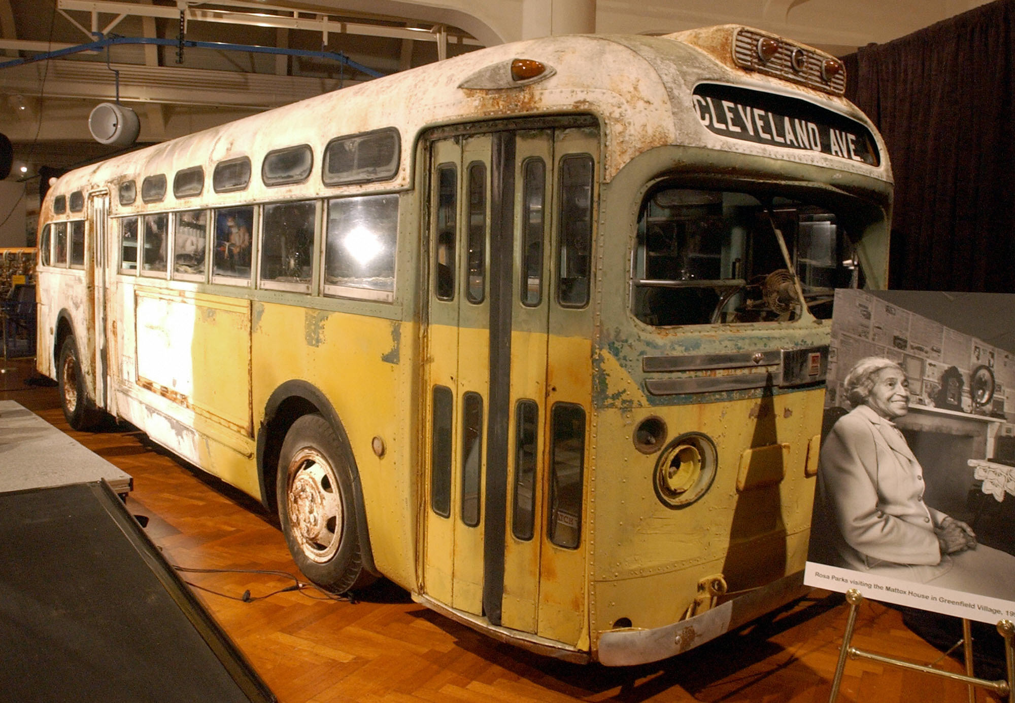 rosa parks on bus drawing