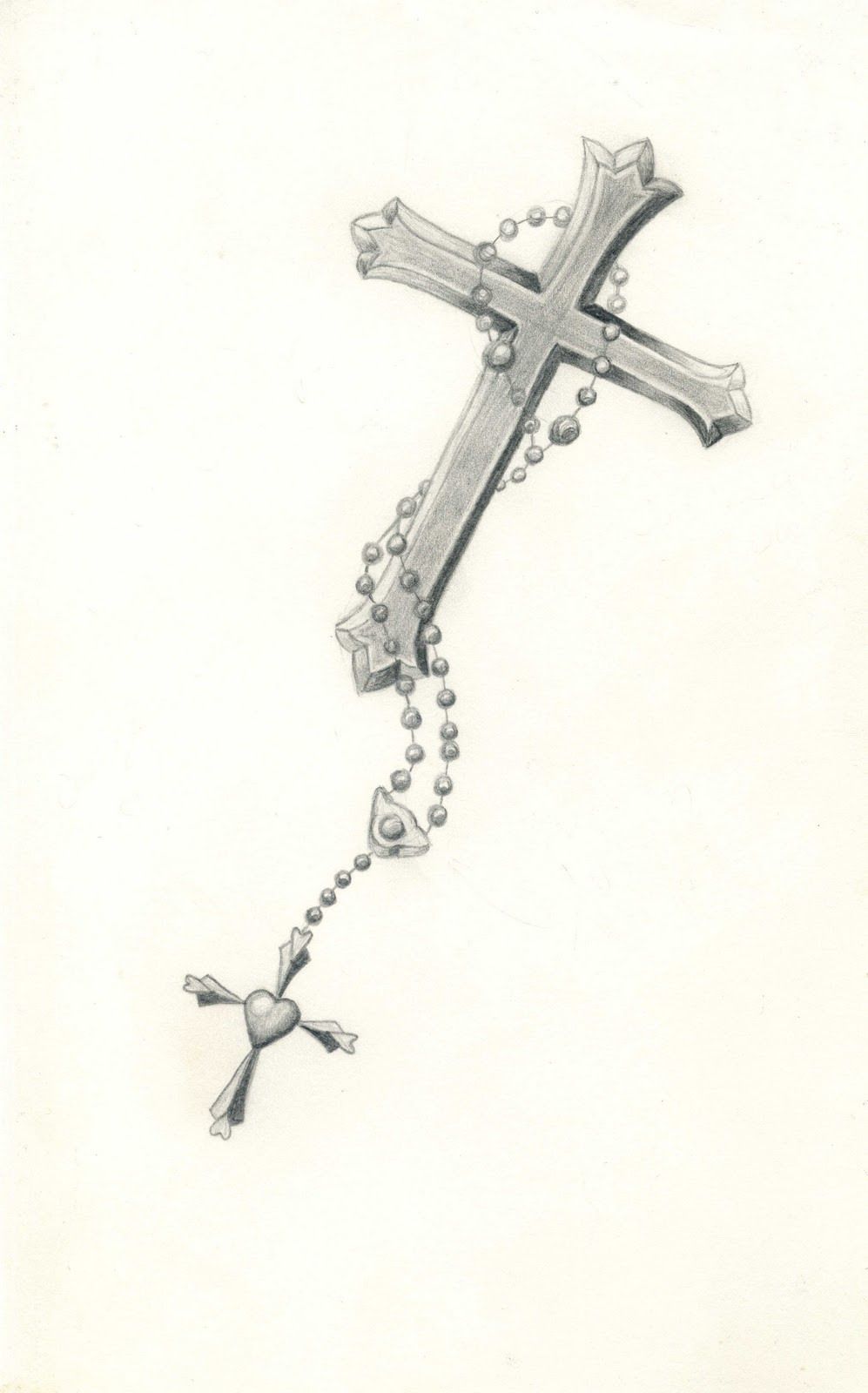 Rosary Cross Drawing at GetDrawings Free download