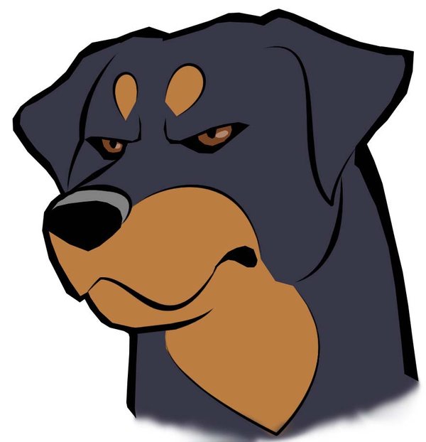 Rottweiler Drawing at GetDrawings | Free download