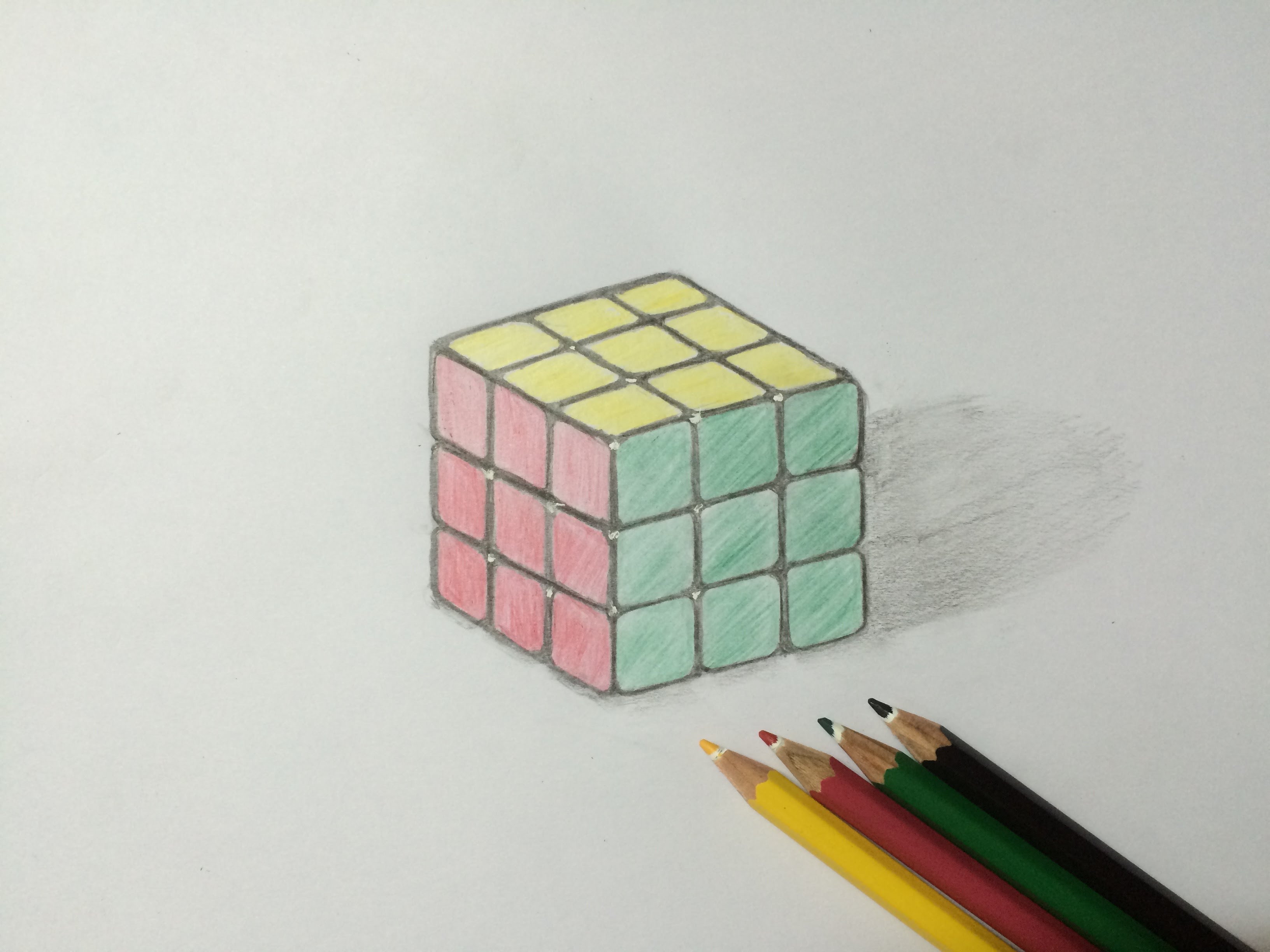 Rubiks Cube Drawing At Getdrawings Free Download