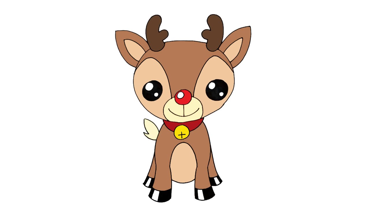 Rudolph Cartoon Drawing at GetDrawings Free download