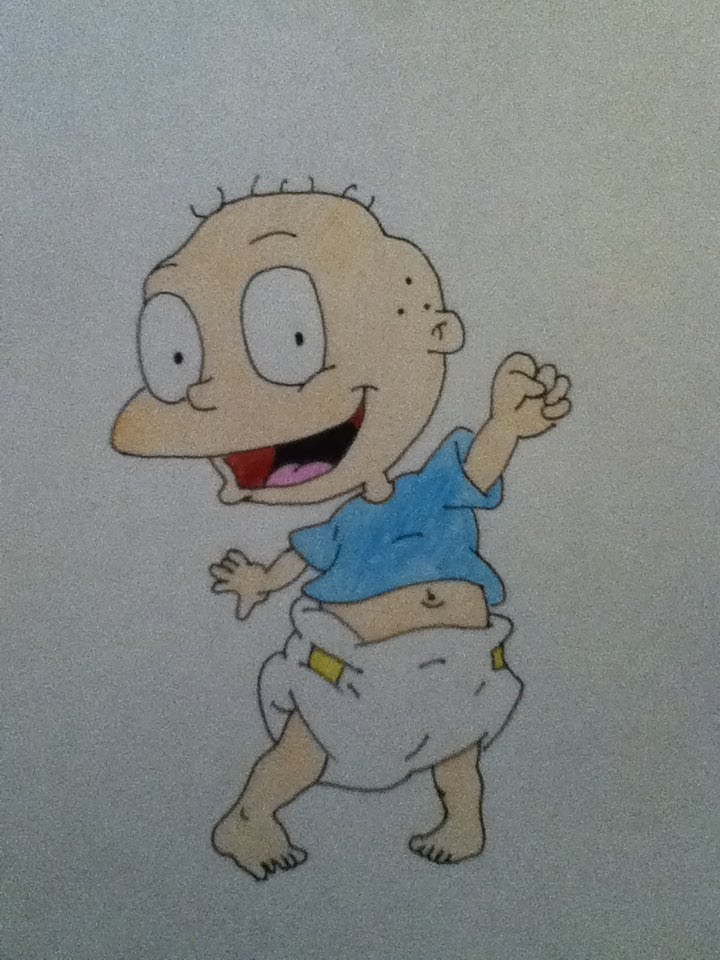 How to draw tommy pickles from all grown up! 
