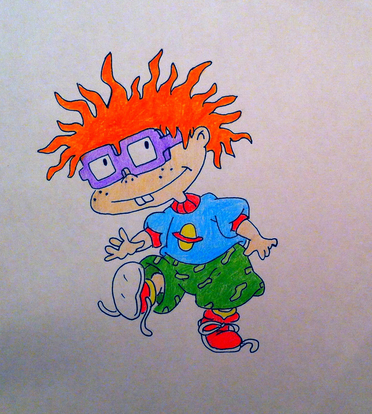 1564x1741 Speed Art Chuckie From (Rugrats) .