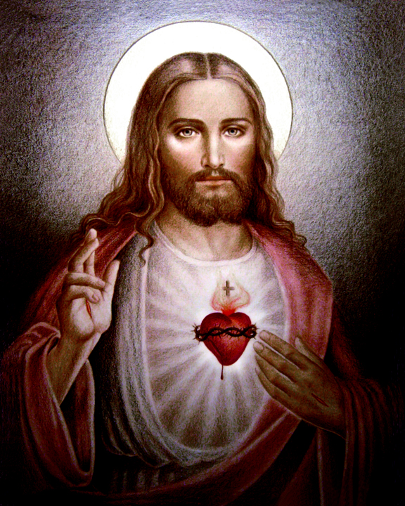 Sacred Heart Of Jesus Drawing at GetDrawings | Free download