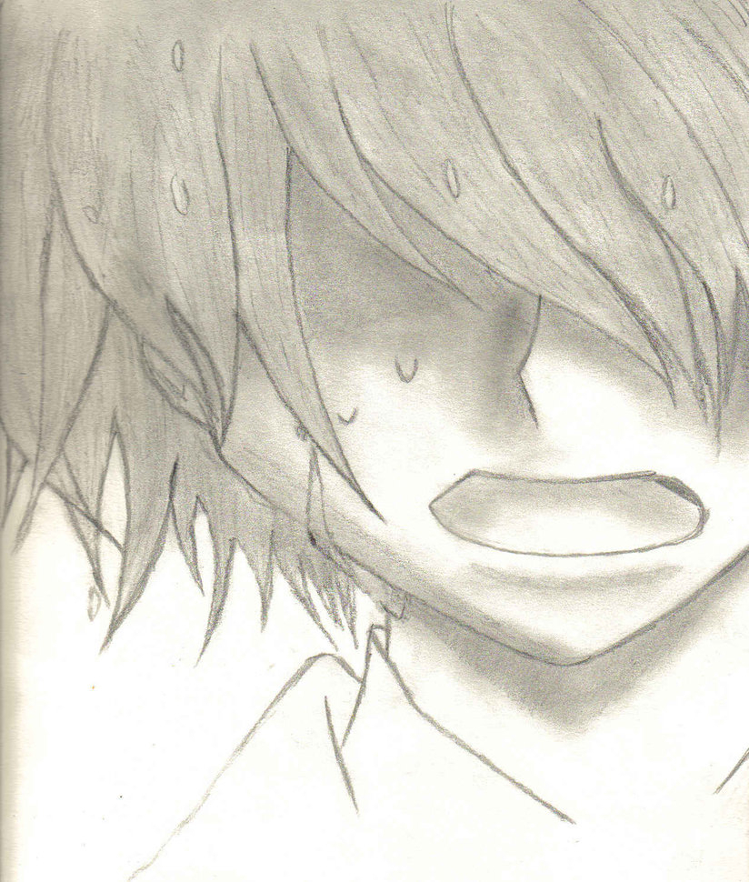 Sad Anime Boy Easy Drawing - pic-mayonegg