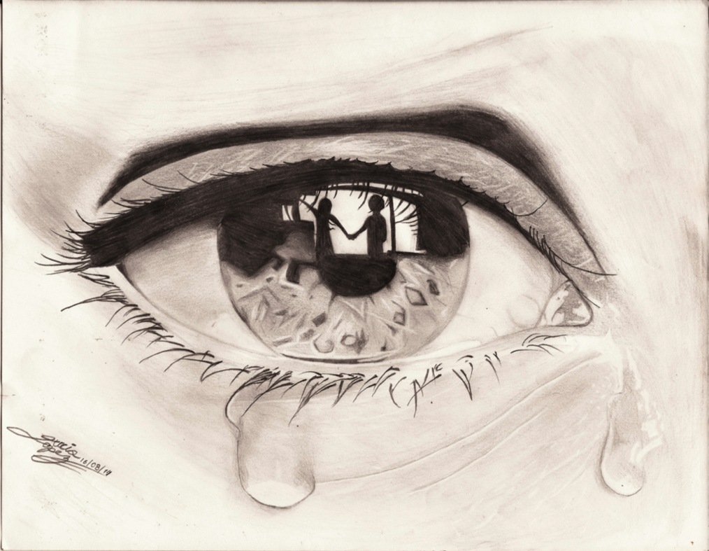 Sad Eye Drawing at GetDrawings | Free download