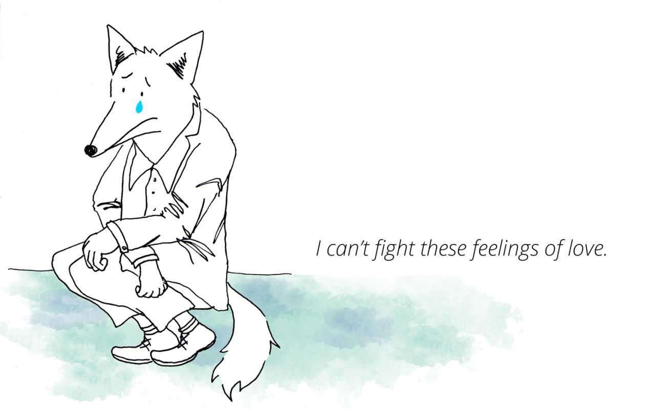 Sad Wolf Drawing at GetDrawings | Free download