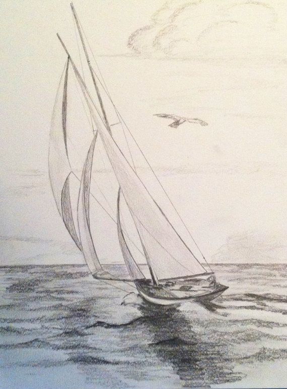 Sailboat Drawing Sketch at GetDrawings | Free download