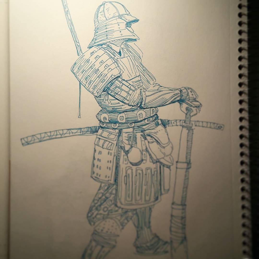 Samurai Armor Drawing at GetDrawings | Free download