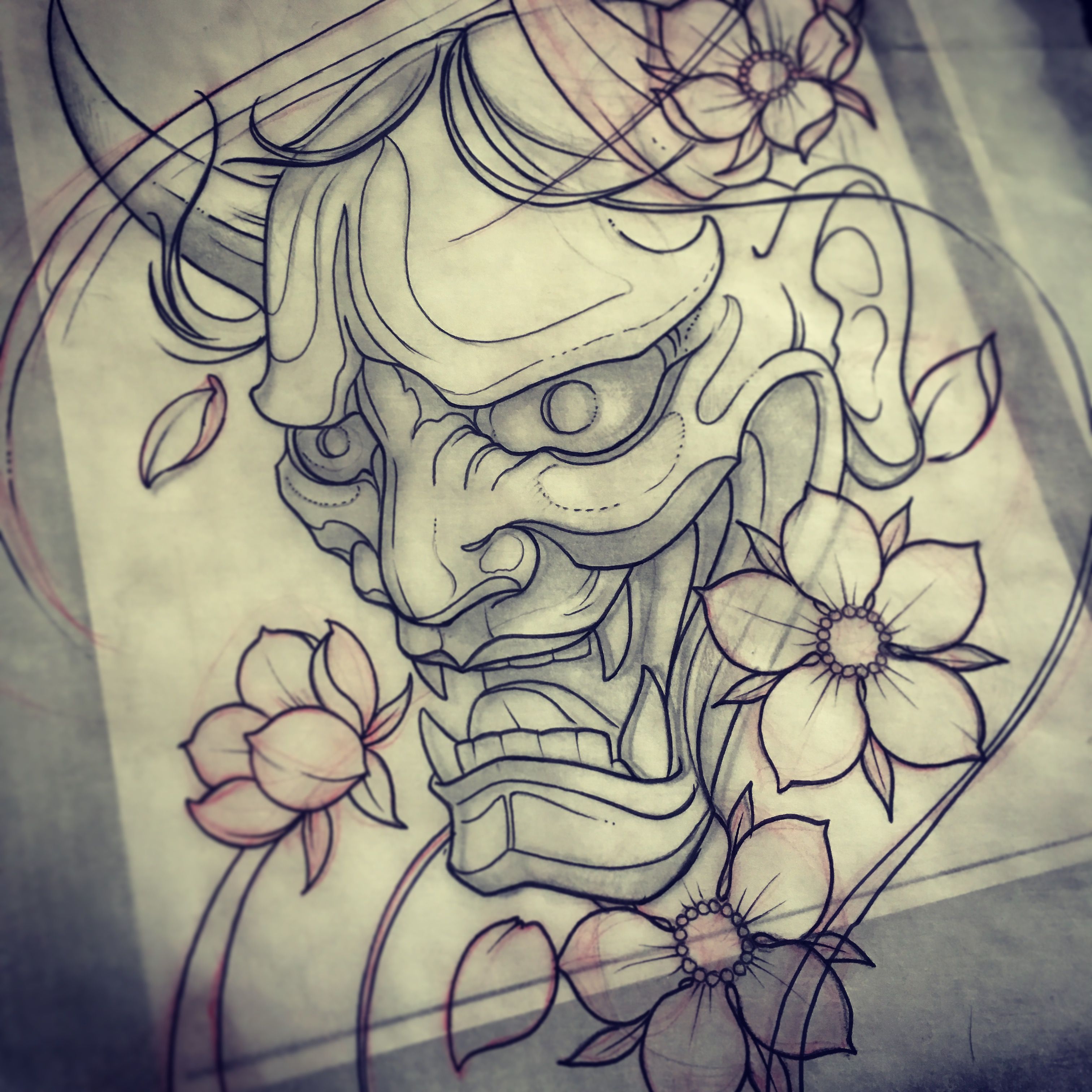 Samurai Mask Drawing at GetDrawings Free download