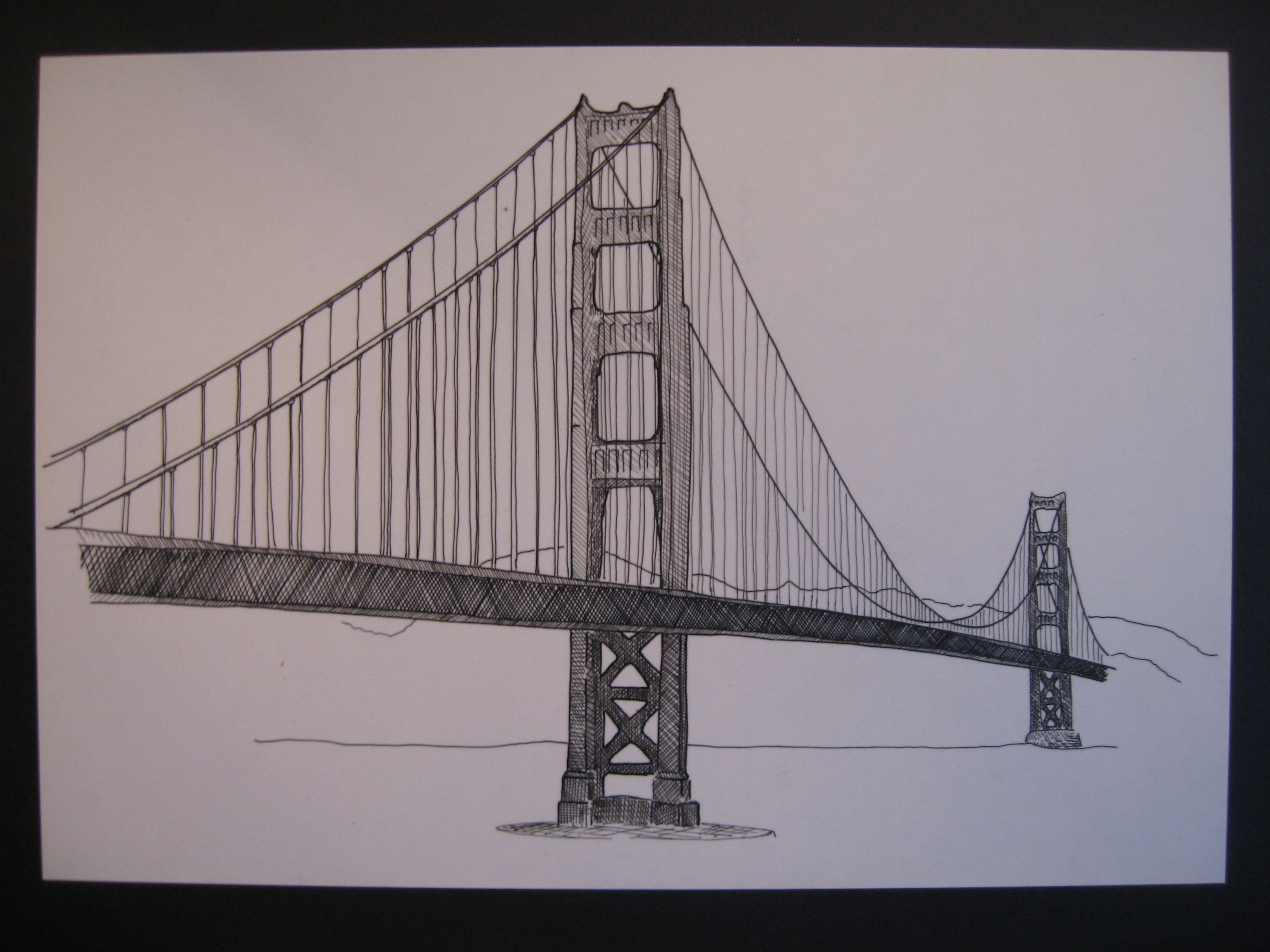 San Francisco Bridge Drawing at GetDrawings Free download