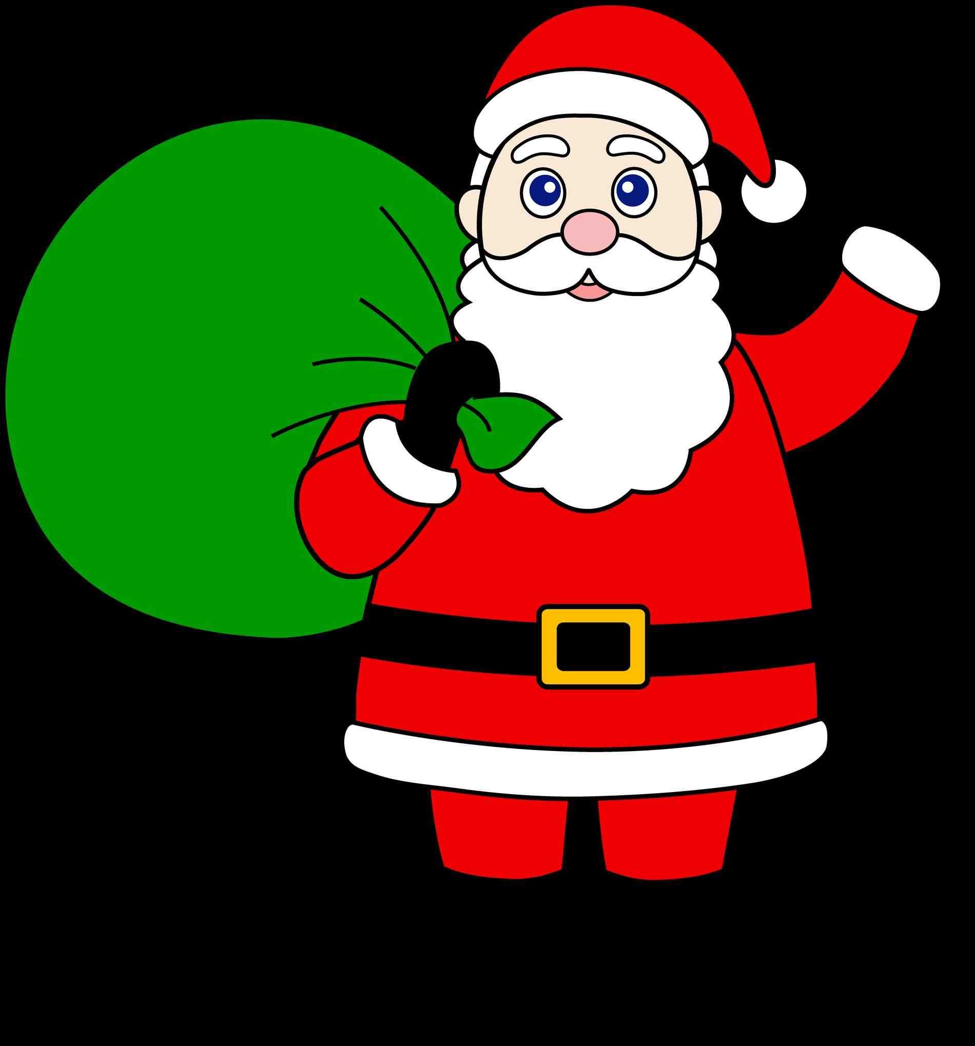 Santa Claus Drawing For Kids at GetDrawings Free download