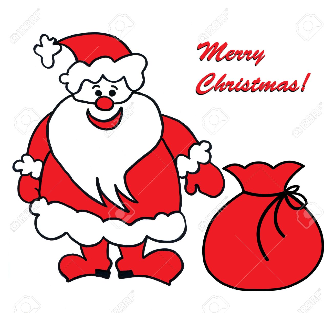 Santa Claus Images For Drawing at GetDrawings | Free download