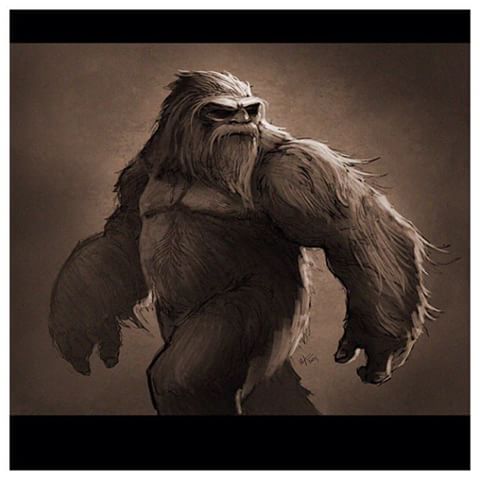 Sasquatch Drawing at GetDrawings | Free download