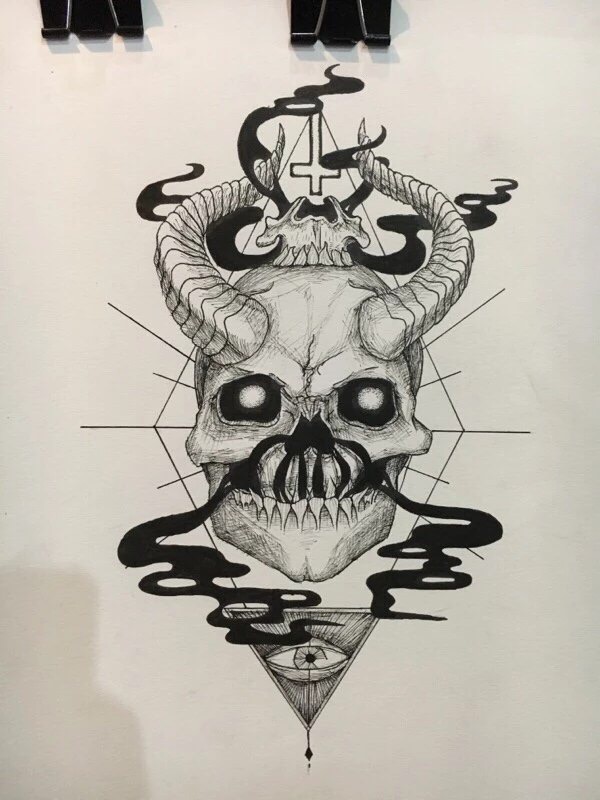 Satanic Drawing At GetDrawings | Free Download