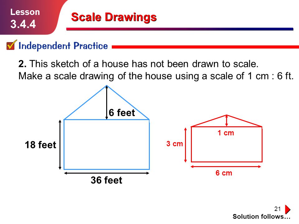 Simple Scale Drawing Worksheet