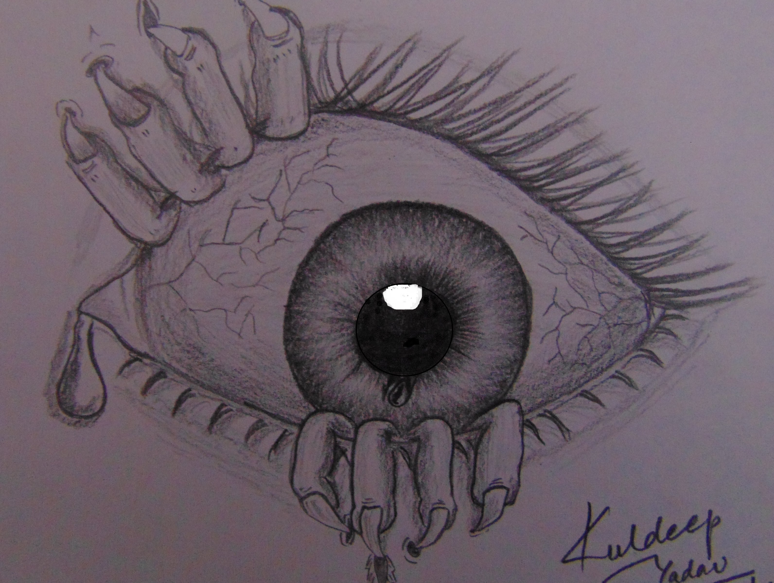 Scared Eyes Drawing at GetDrawings | Free download