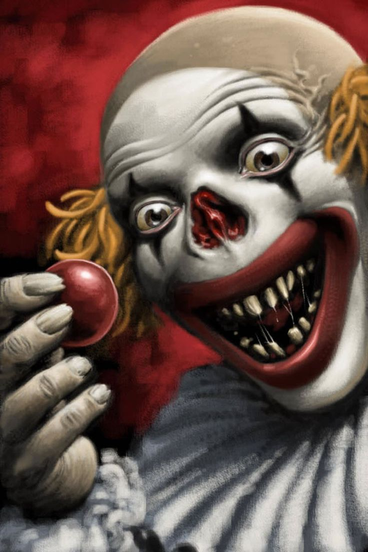 Scary Clown Drawing at GetDrawings | Free download