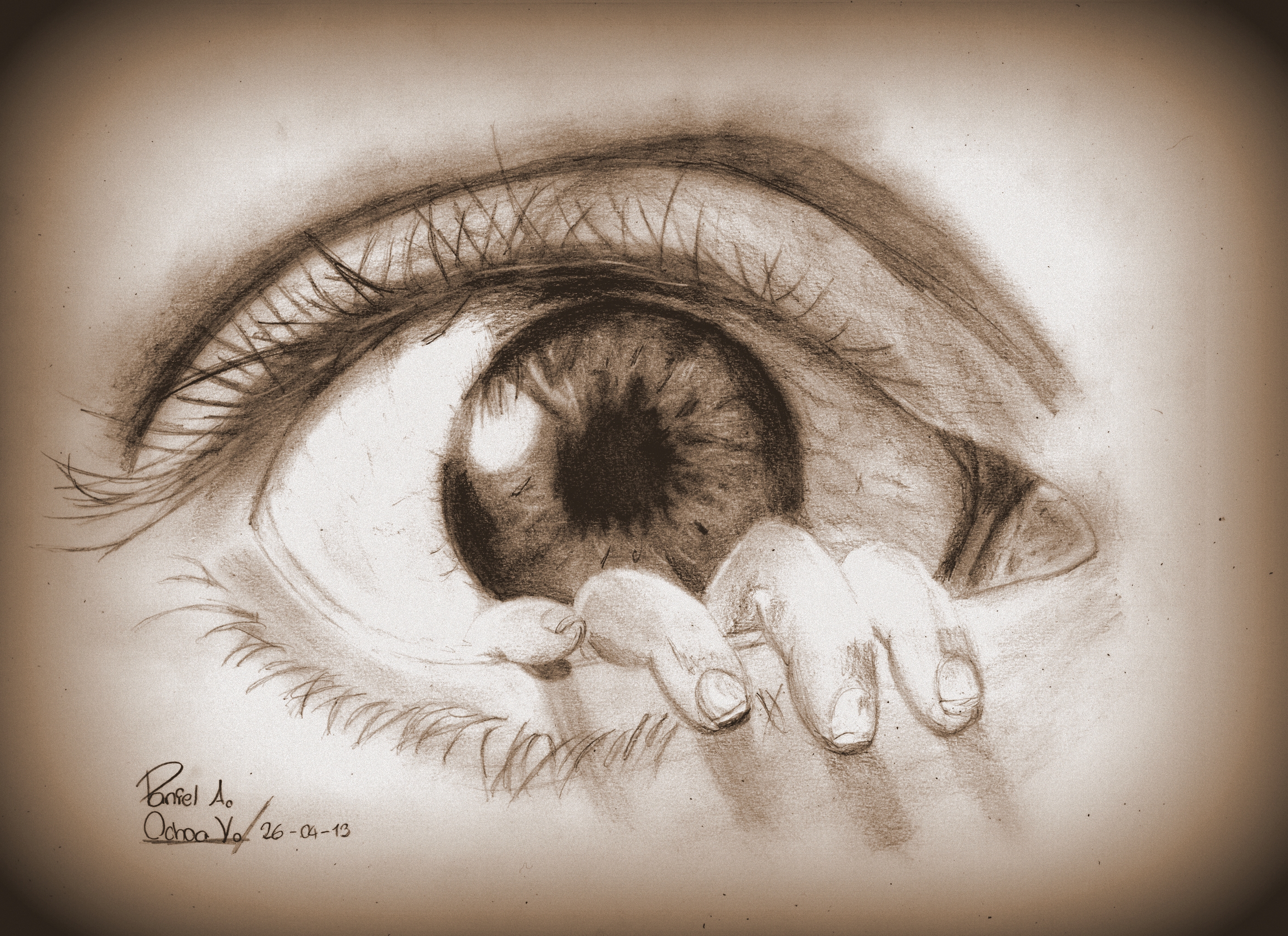 Scary Eyes Drawing at GetDrawings | Free download