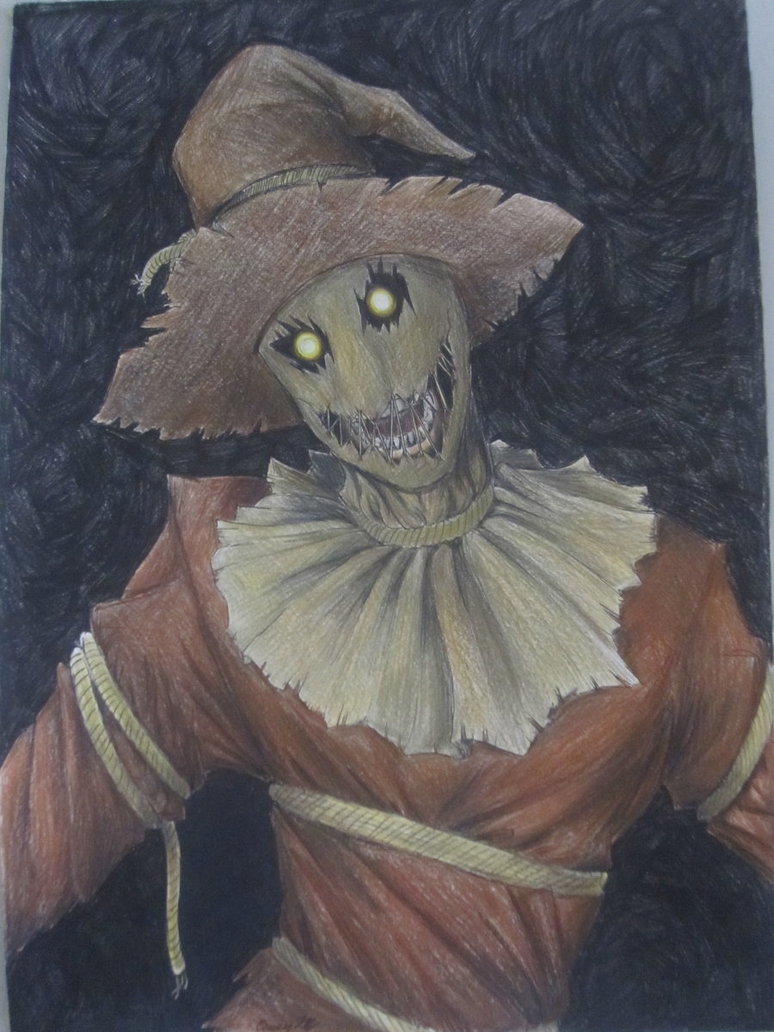 Scary Scarecrow Drawing at GetDrawings Free download