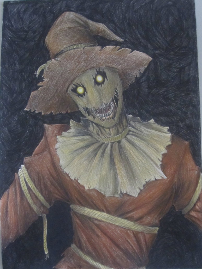 Scary Scarecrow Drawing At GetDrawings Free Download