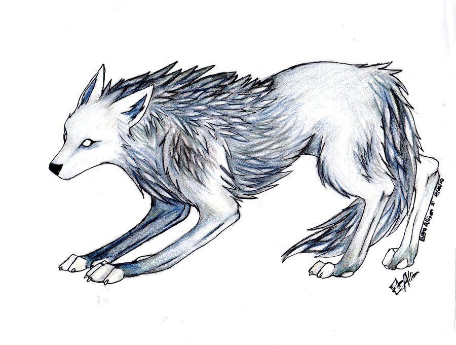 Scary Wolf Drawing at GetDrawings Free download