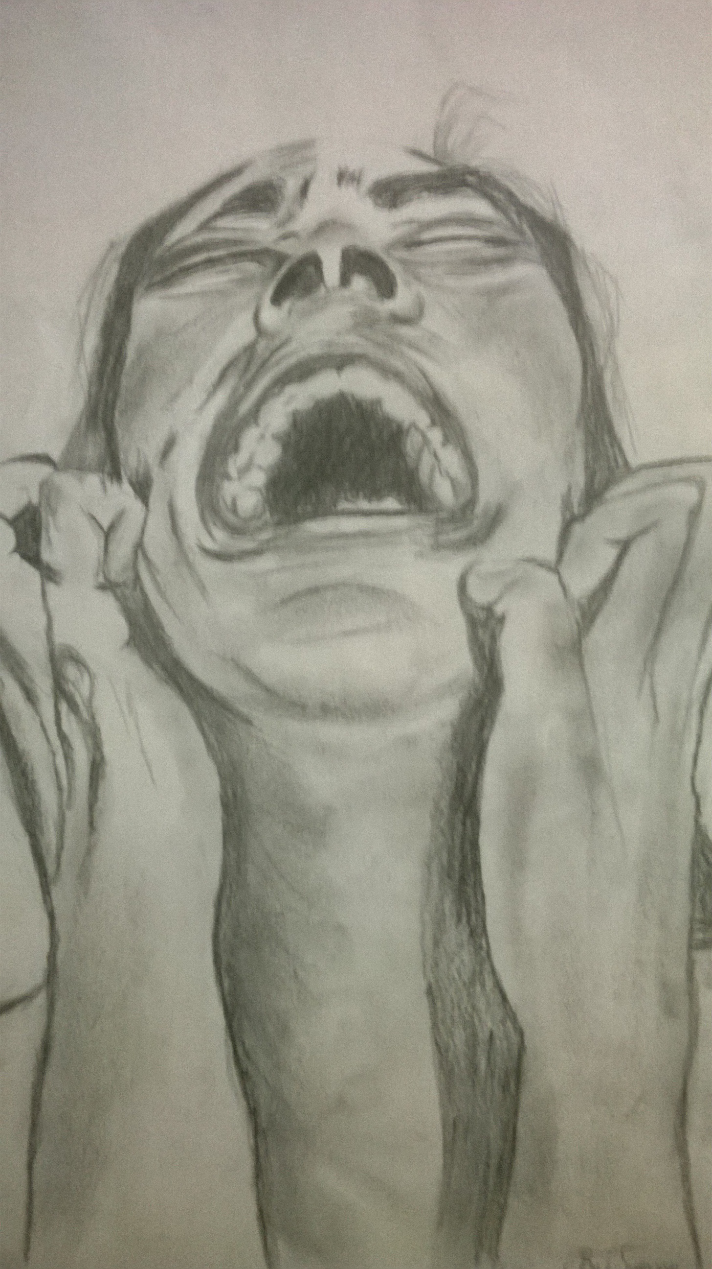 Рисунок кричащего рта