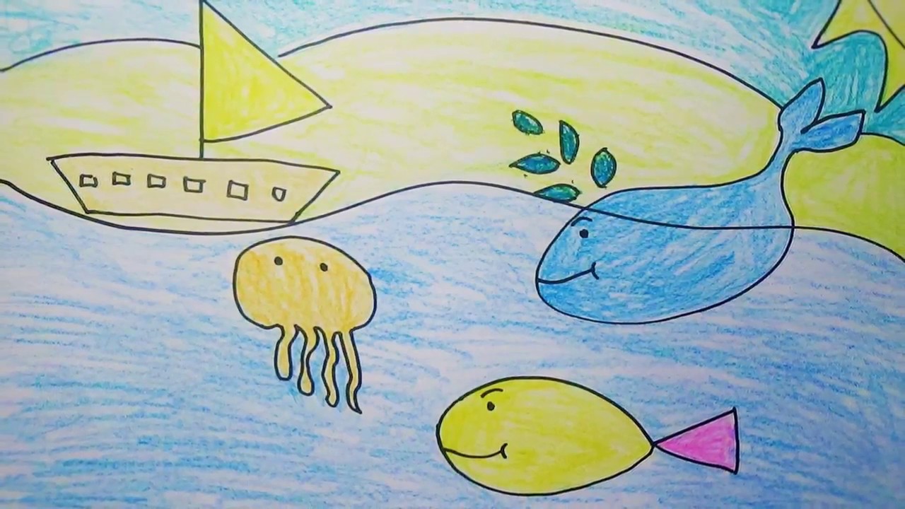 Sea Life Drawing at GetDrawings | Free download