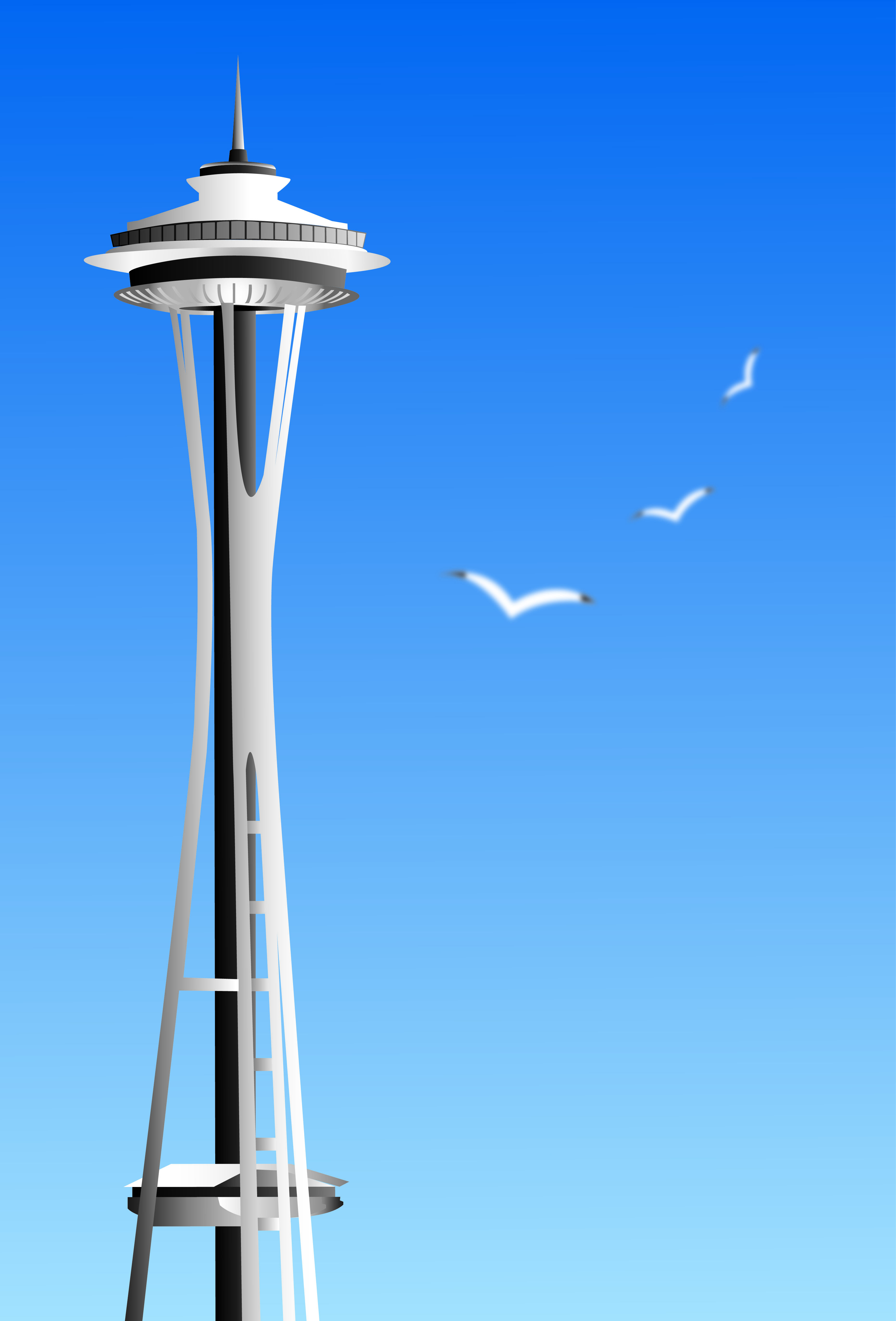 Seattle Space Needle Drawing at GetDrawings Free download