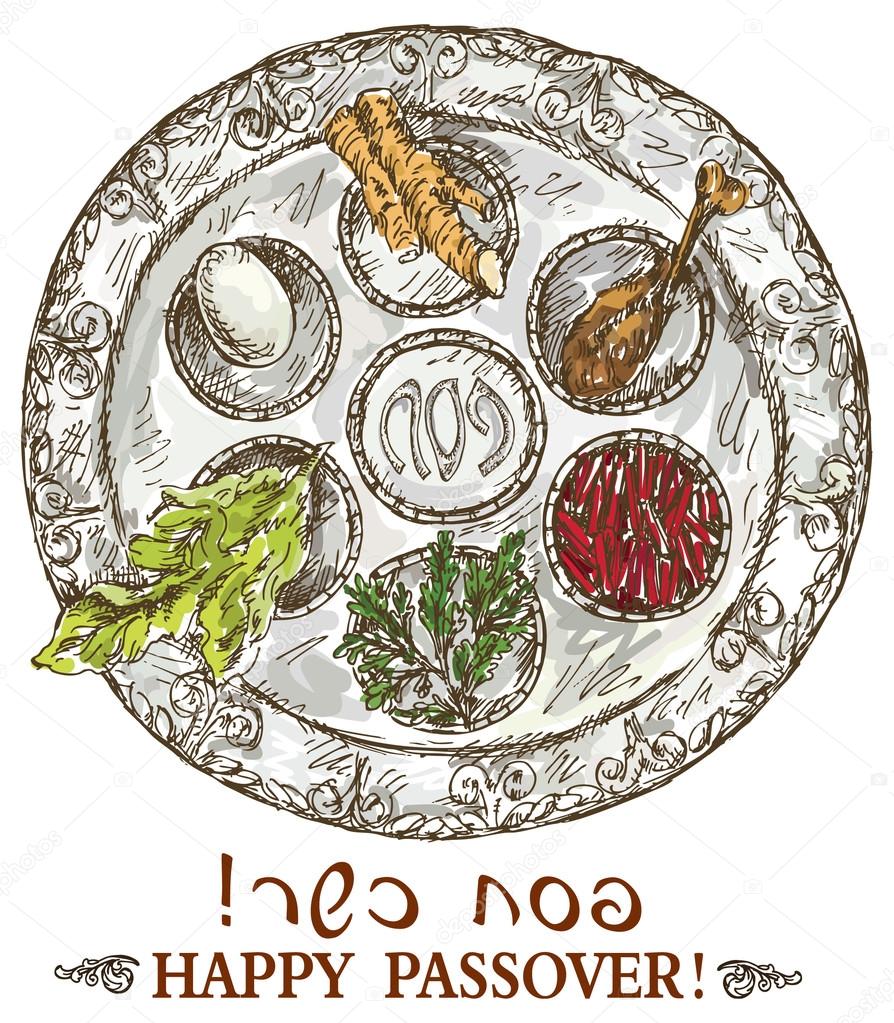 Seder Plate Drawing at GetDrawings | Free download