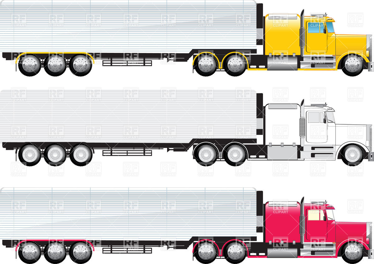 Semi Trucks Drawing at GetDrawings | Free download
