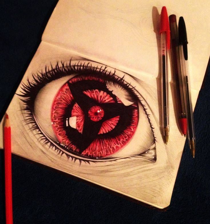 Sharingan Eye Sketch.