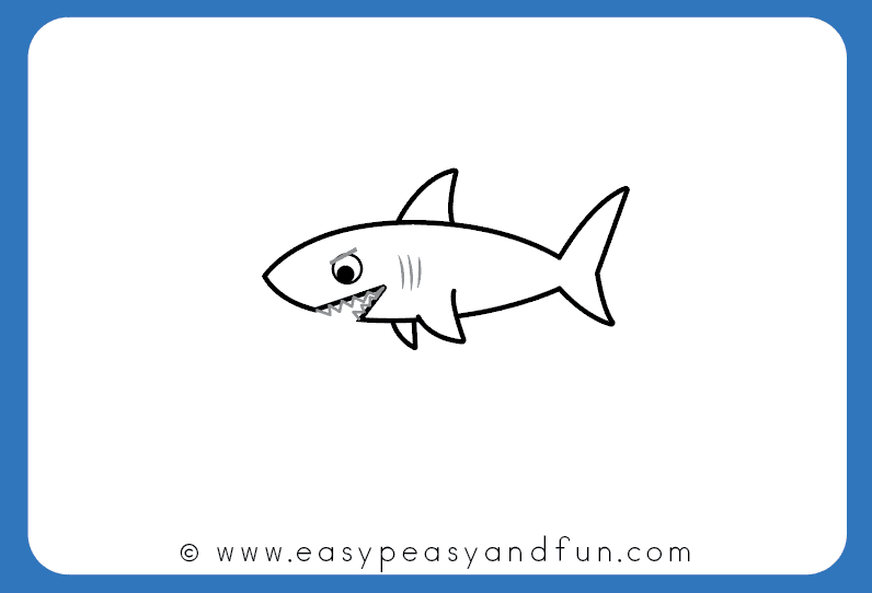 Shark Simple Drawing At GetDrawings Free Download