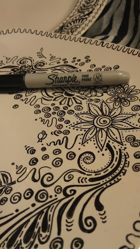 Bleeding Sharpie Markers Art Created In The Most Bizarre Way