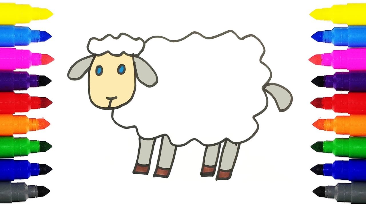 Sheep Drawing For Kids At Getdrawings 