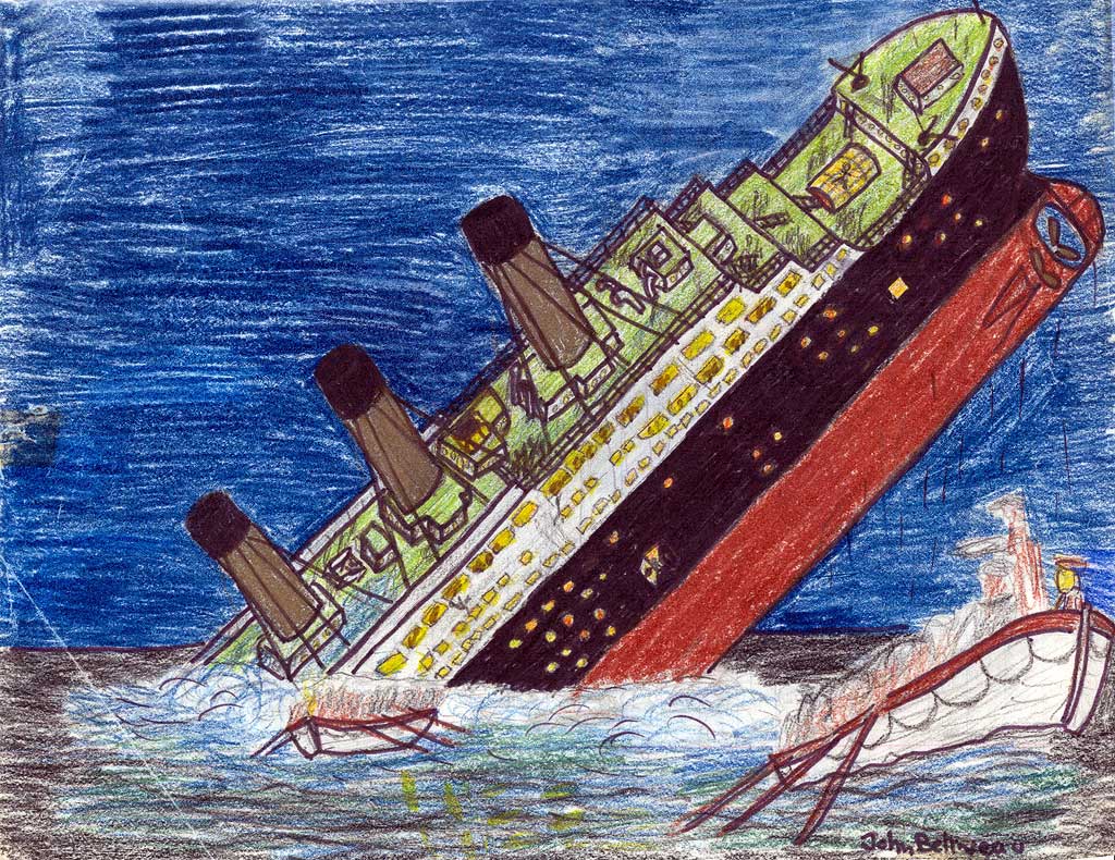 Ship Sinking Drawing at GetDrawings | Free download