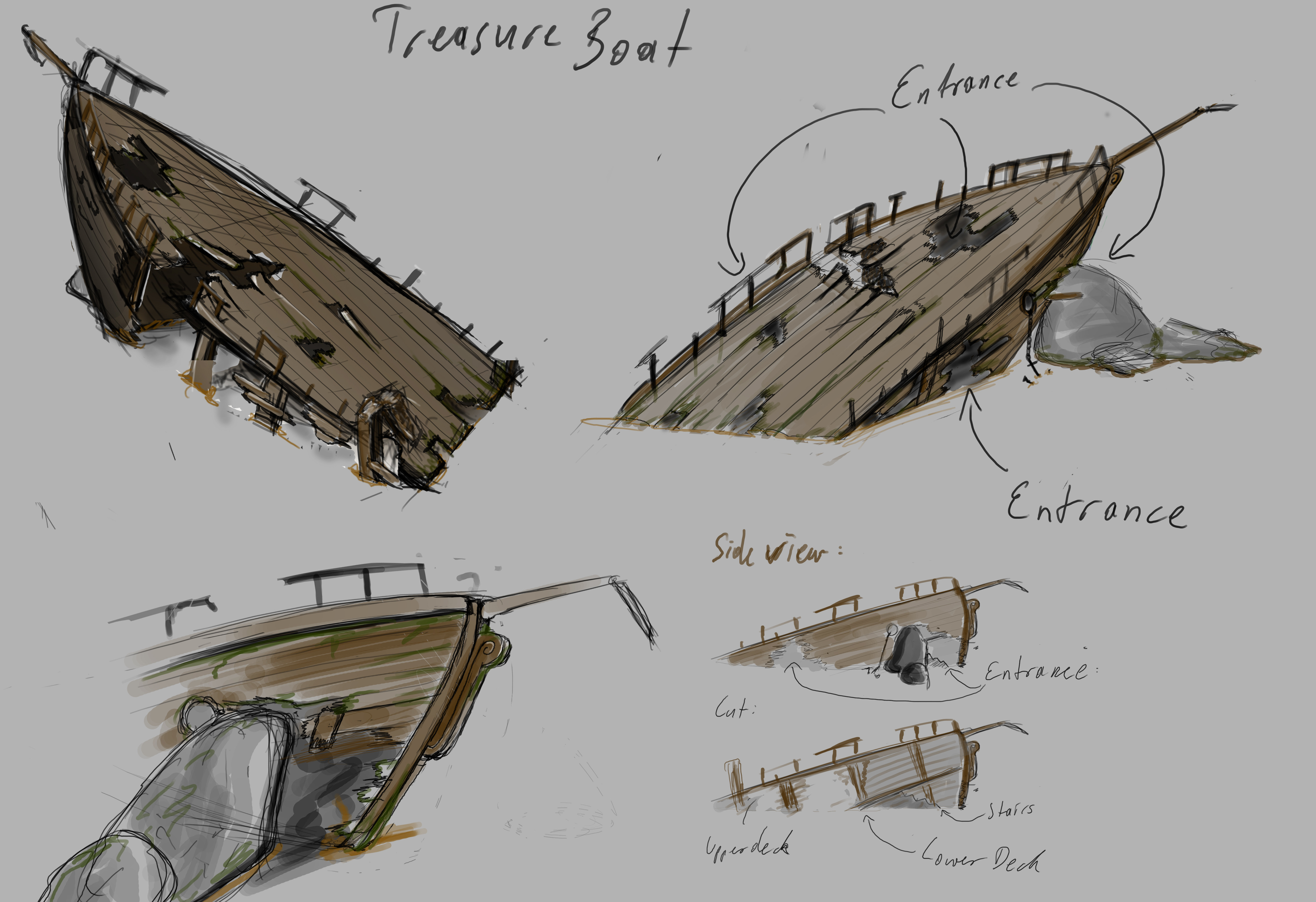 Ship Wreck Drawing at GetDrawings | Free download