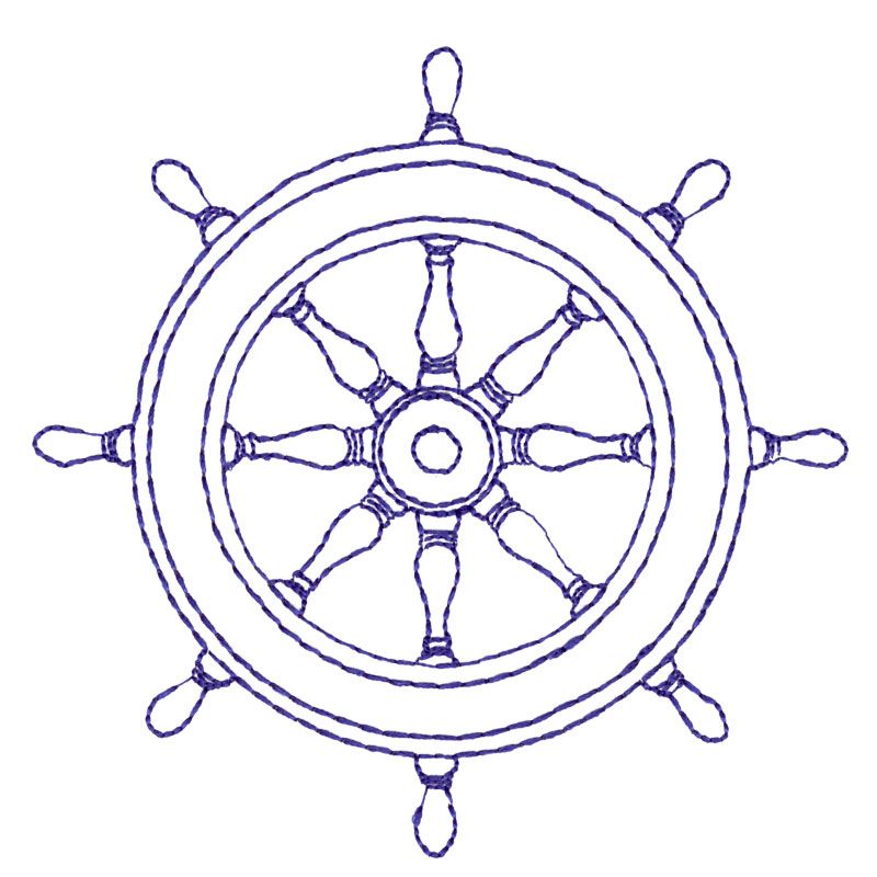 800x800 Free Embroidery Design Ship's Wheel Free Embroidery Designs.