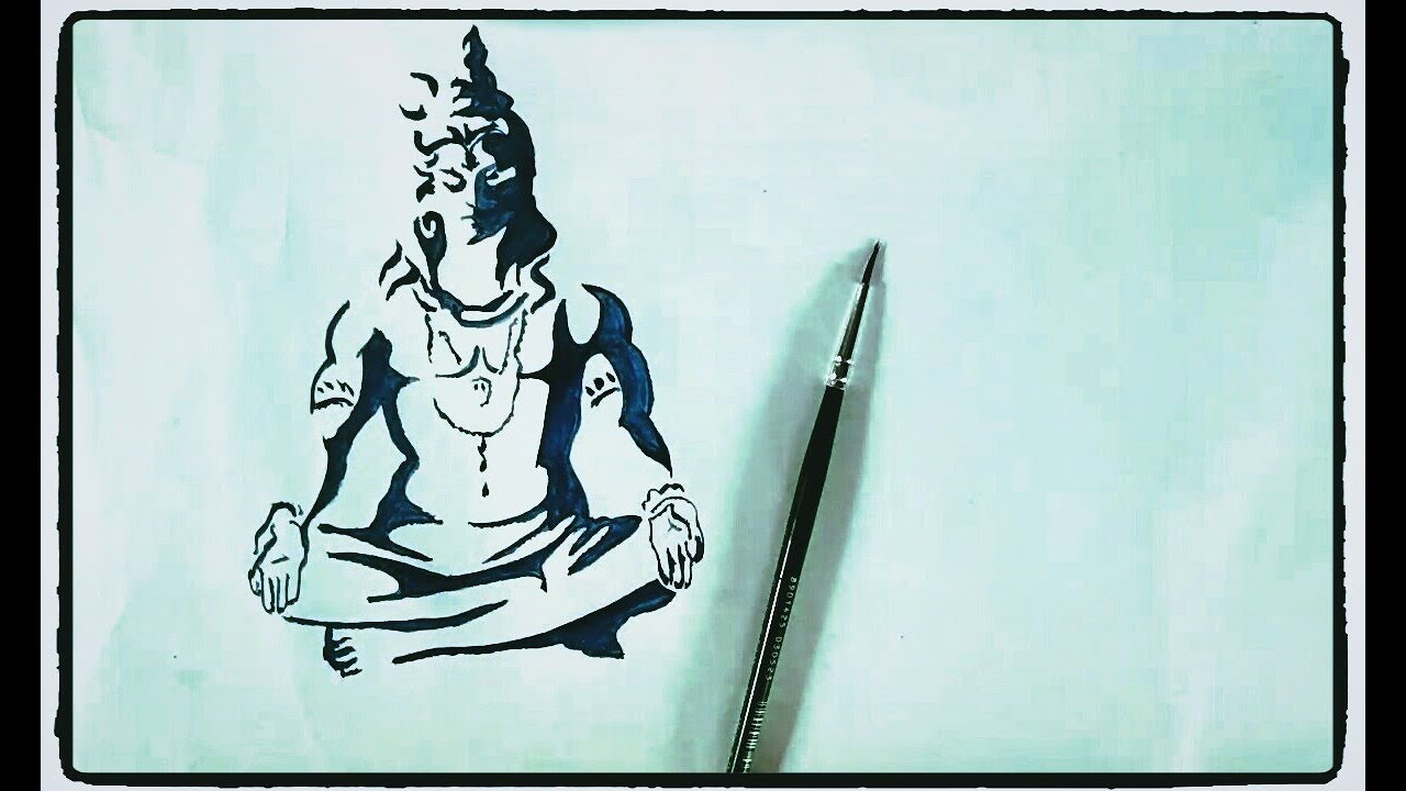 Shiva Drawing at GetDrawings | Free download