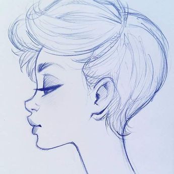 Short Hair Drawing At Getdrawings Free Download