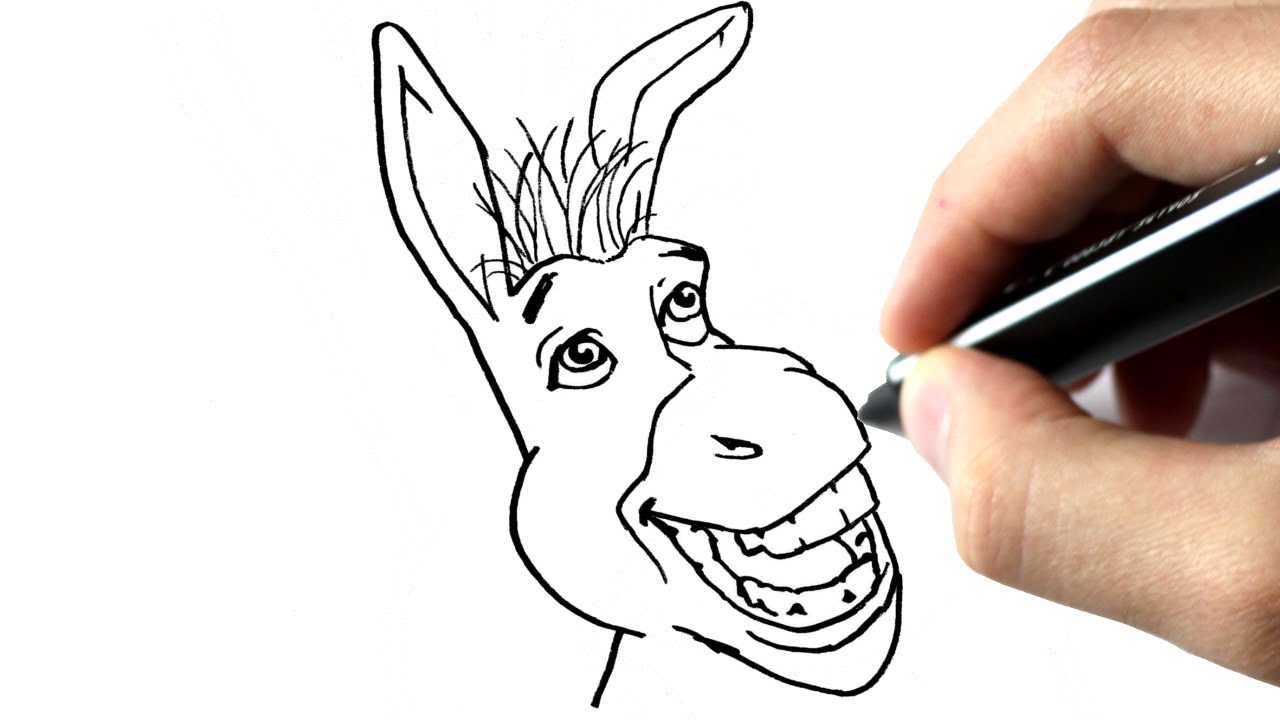 Shrek Donkey Drawing at GetDrawings.com Free for personal use Shrek.