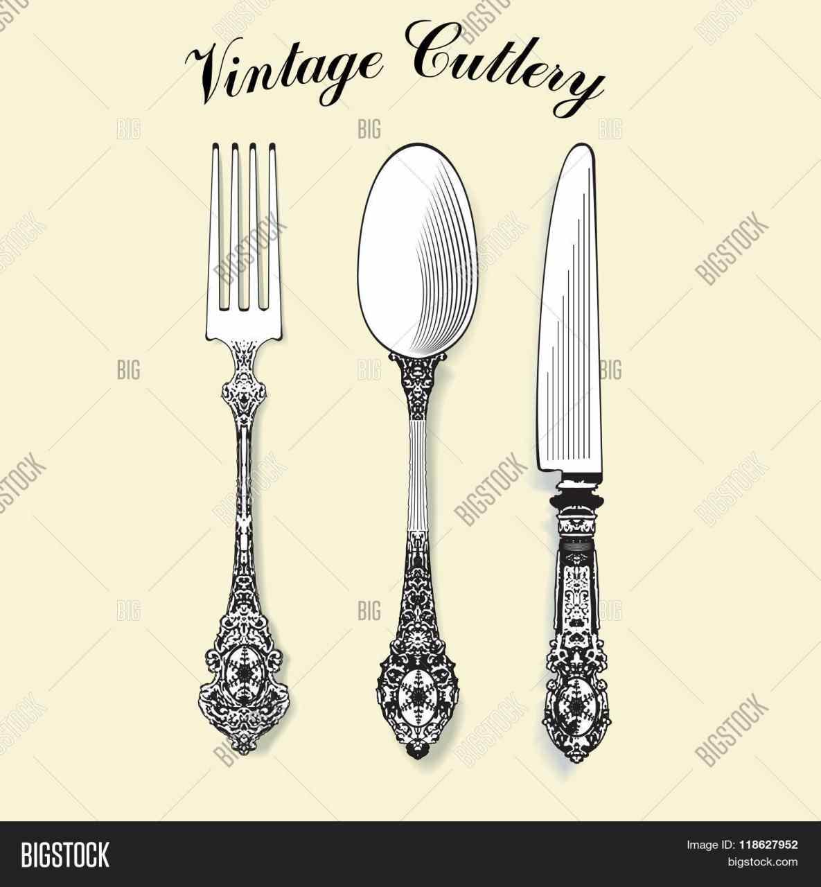 Silverware Drawing at GetDrawings Free download