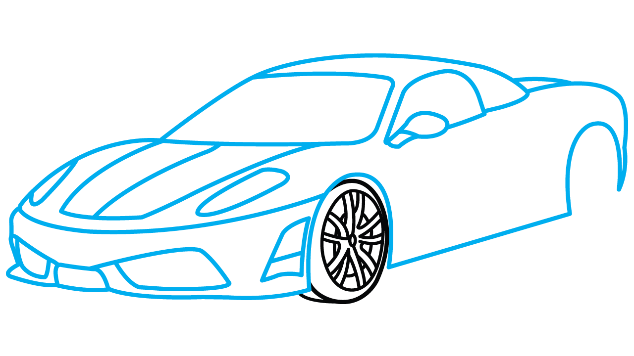 car sketch easy