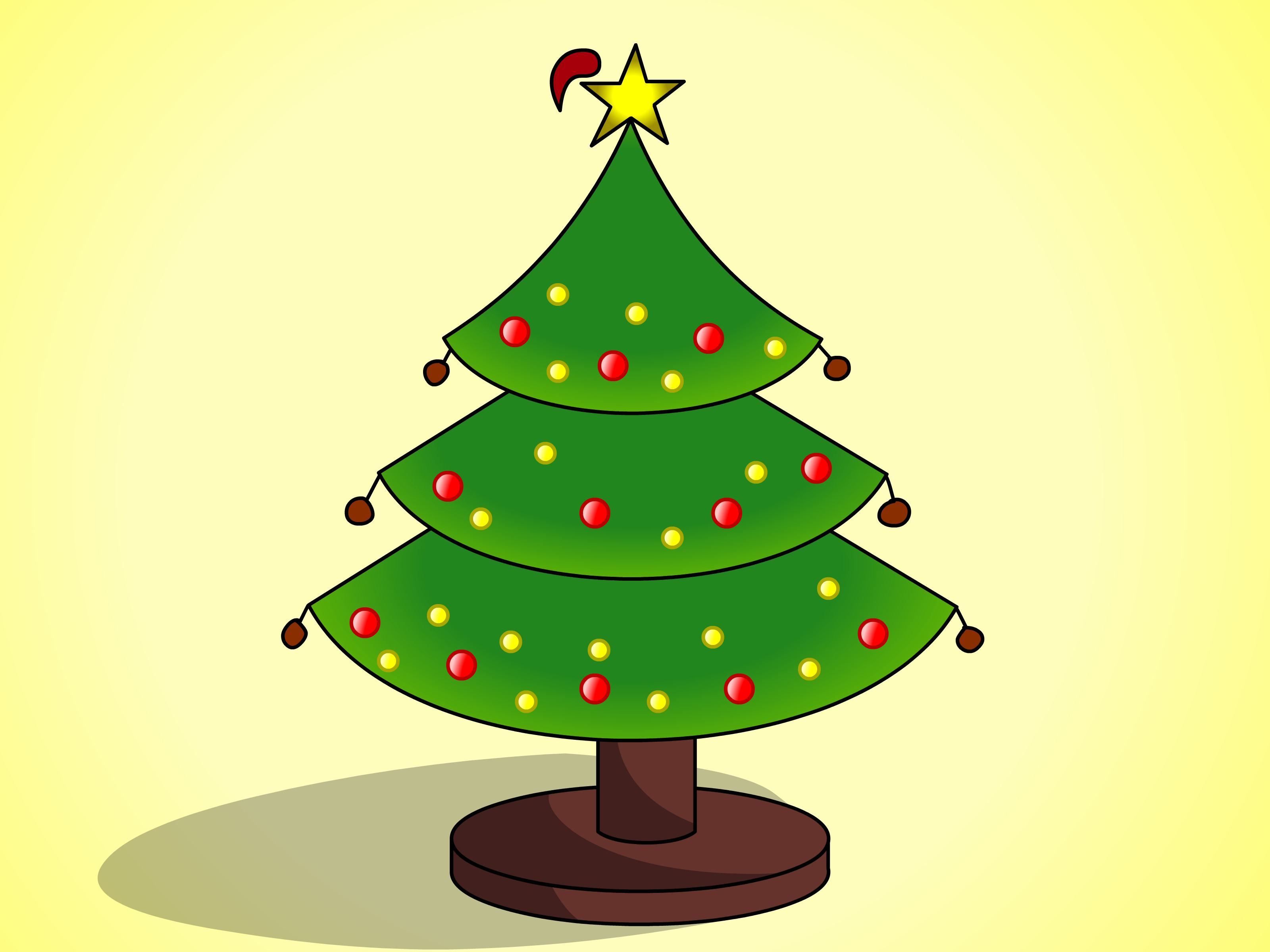 3200x2400 Simple Christmas Tree Drawing How To Draw Christmas Trees With