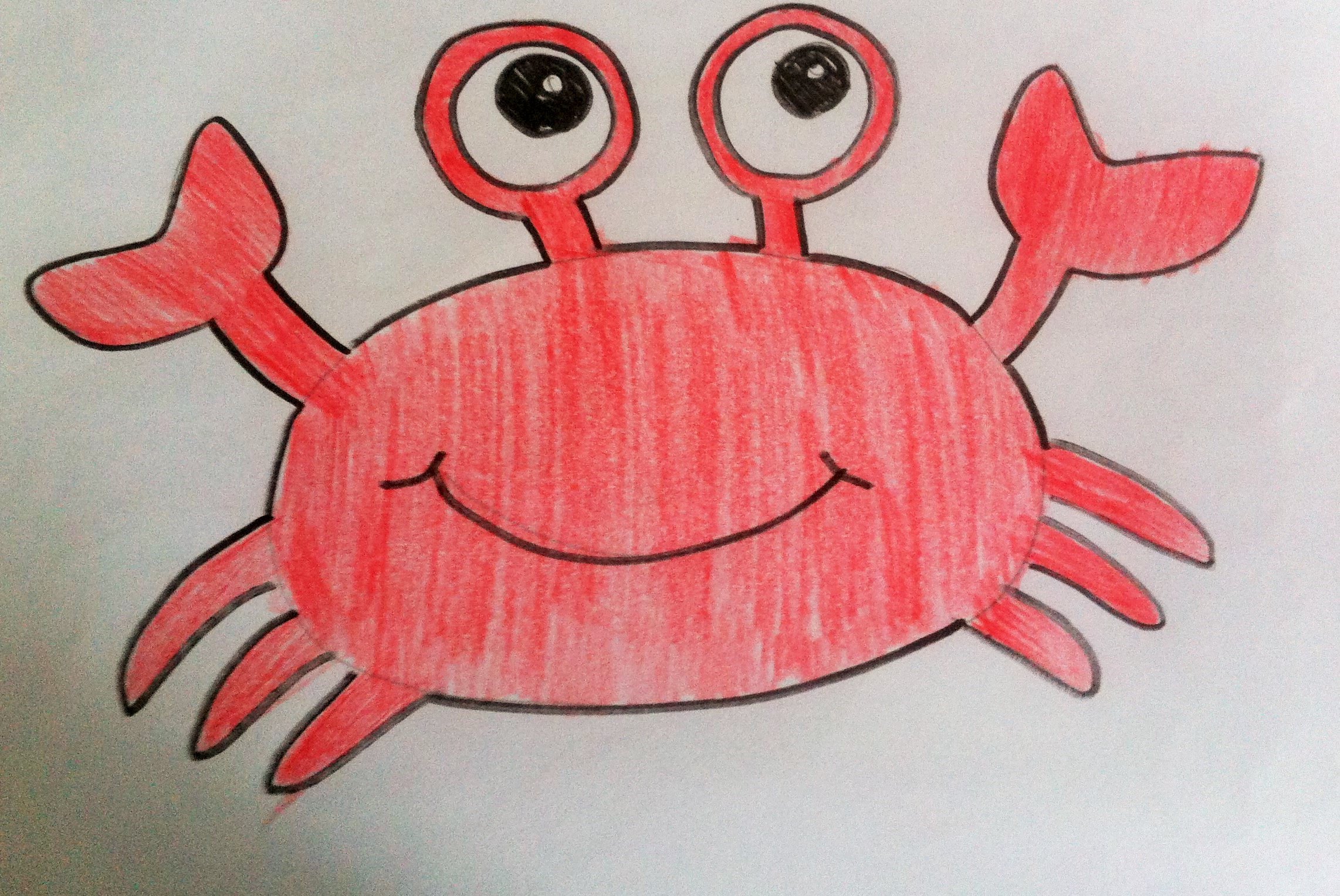 Simple Crab Drawing at GetDrawings Free download