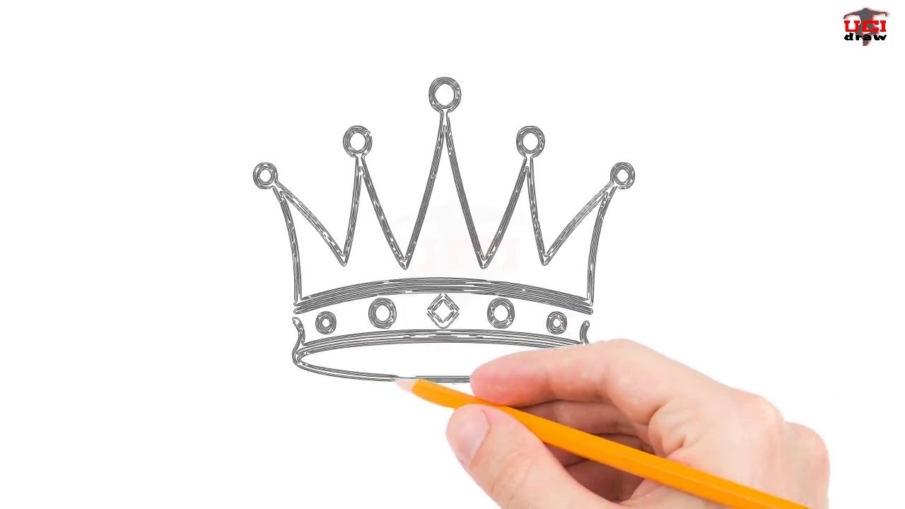 1280x720 How To Draw A Crown Step By Step Easy For Beginnerskids Simple.