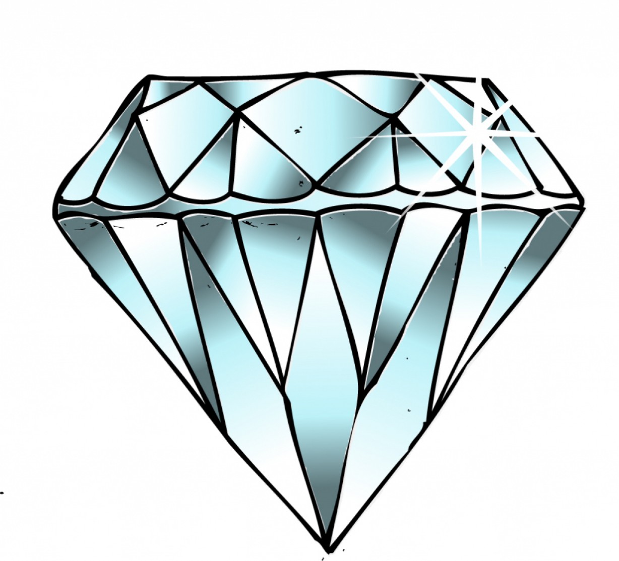 Simple Diamond Drawing at GetDrawings | Free download