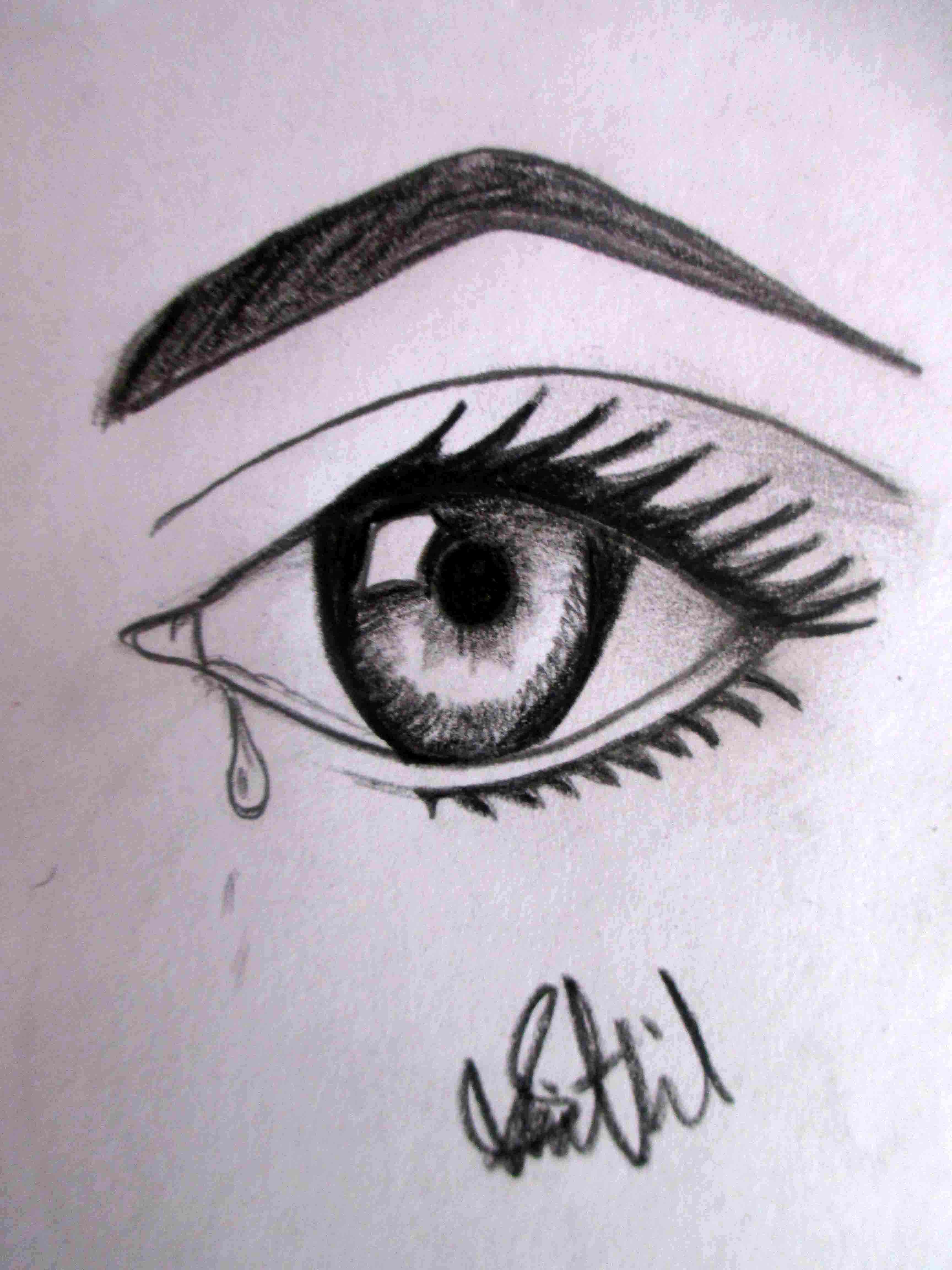 Simple Eyes Drawing at GetDrawings Free download