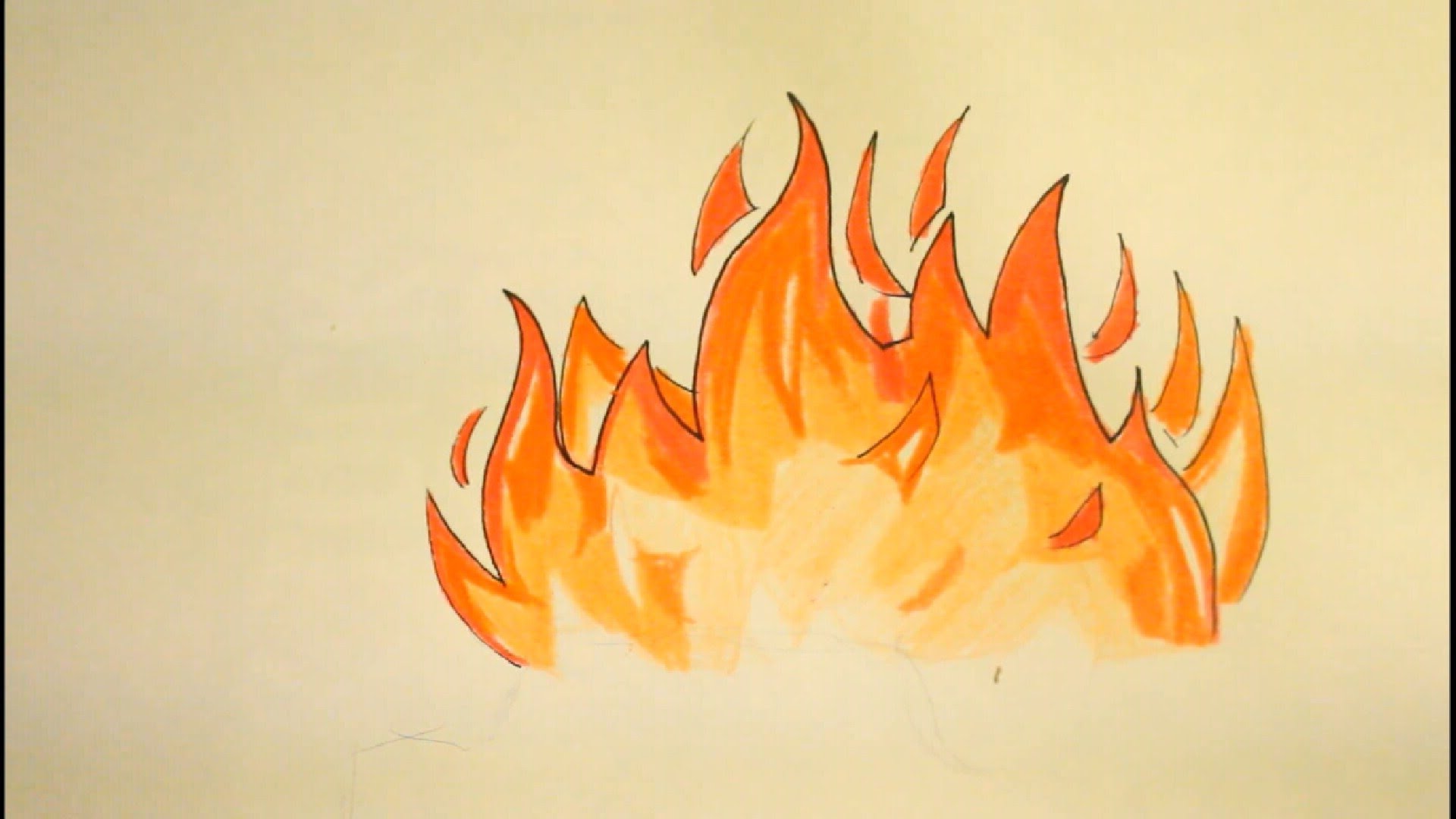 Simple Flame Drawing at GetDrawings Free download