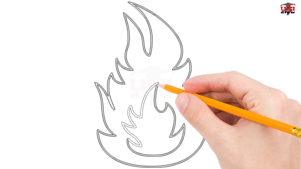 Simple Flame Drawing at GetDrawings Free download